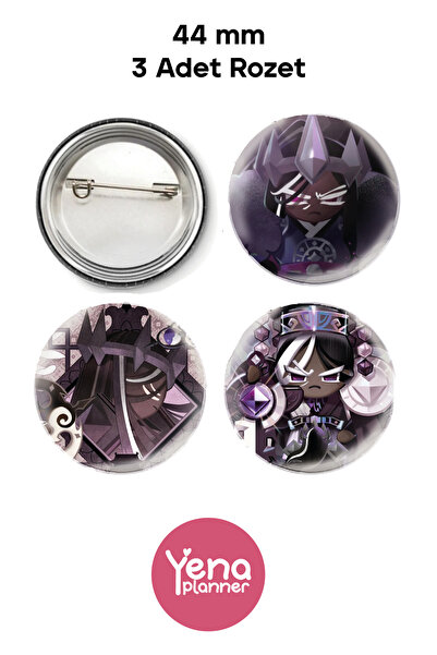 Yenaplanner مجموعة زينة / شارة حقيبة Cookie Run Kingdom