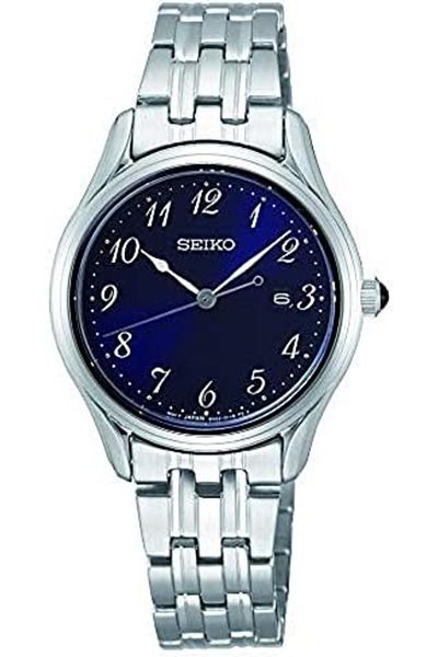 Seiko Seiko Neo Classic Blue Dial Stainless Steel Women's Watch - SUR641P1