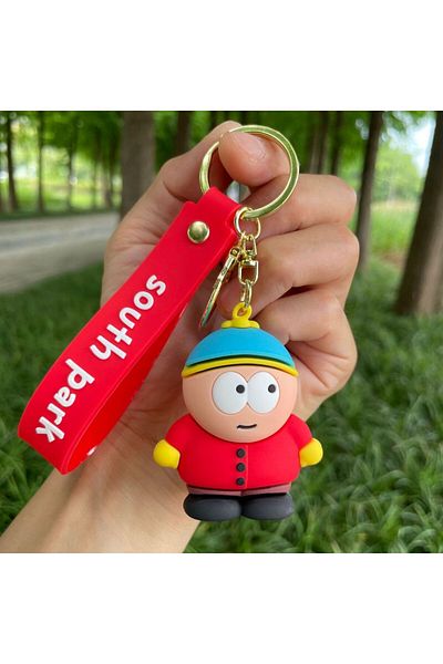 Potdemiel 4 Creative Cartoon Doll South Park Kyle Broflovski Keychain Pendant Kenny Bag Car Key Ring Eric.car.