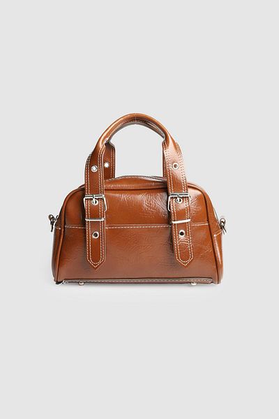 La La'Graccio Paris La'Graccio Paris Women's Solace Belt Detailed Strap Bag Brown
