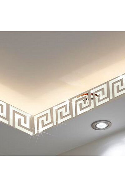 OEM Set de oglinzi Versace Design - Oglinzi decorative din acril placate cu argint - Luxury Home 20 piese/set