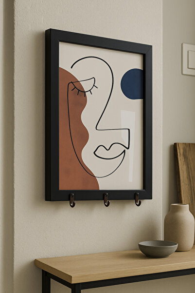 Efem Dekor 😍 Hem Dekor Hem Düzen: Çerçeveli Anahtarlık Modeli