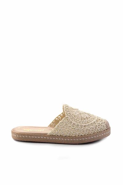 Bambi Beige Women's Slippers K 04117165216