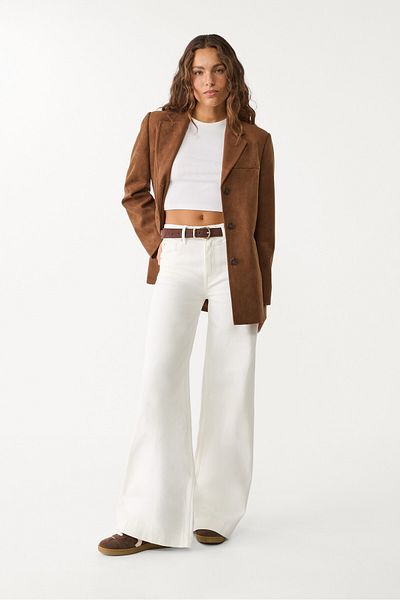 Stradivarius D71 Wide-leg flared comfort jeans