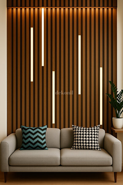 Dekonil Alüminyum Kasa Gün Işığı Geniş Gömme Işık 60 cm 1 adet