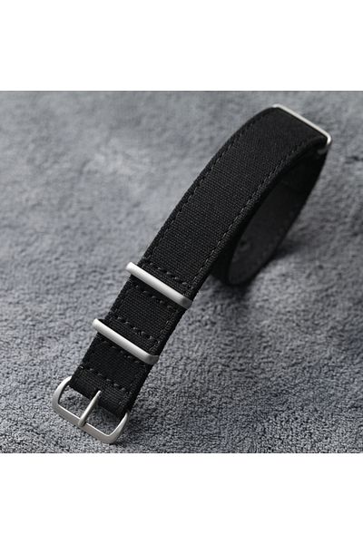 Choice 20mm Brack Handmade Pure Canvas Strap 20MM 22MM Black khaki Green Grey G10 Breathable Soft Vintage S