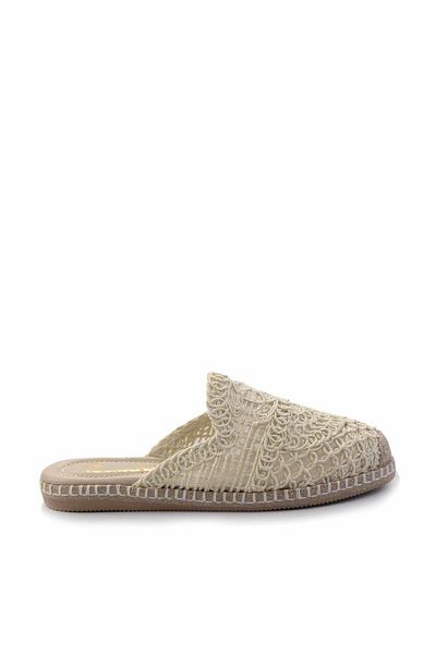 Bambi Beige Women's Slippers K 04117165316