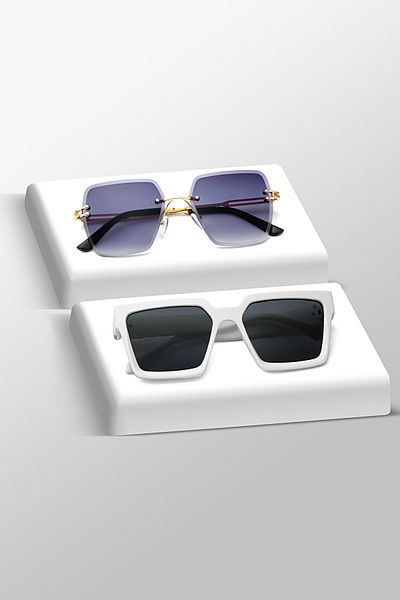Nilu Moda Set of 2 Sun Glasses
