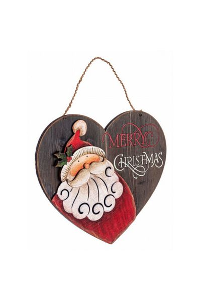 Bizzotto Santa Claus Decoration 30.5x2x26.5 cm