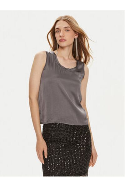 Vicolo Women's Blouse TB0038 Gray