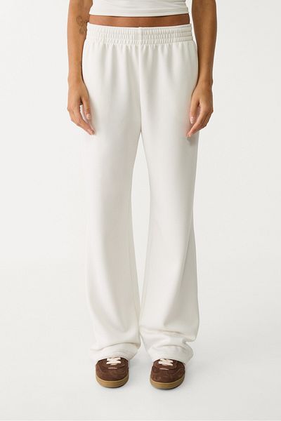 Stradivarius Soft-touch straight-leg trousers