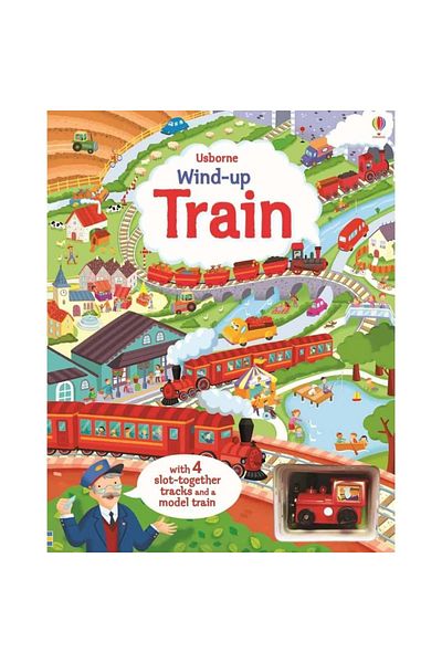 Usborne Moving Book - Wind-up Train