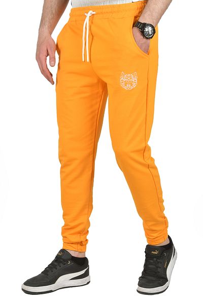 DeepSEA Pantaloni de sport din Lycra galbeni pentru bărbați cu talie și picioare elastice 2401700