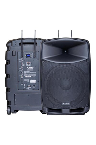 Genel Markalar WAP-15505 400Watt 15” Şarjlı Taşınabilir Hoparlör