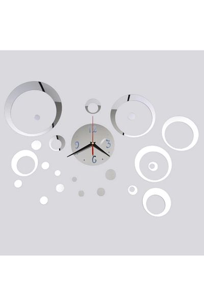 OEM Modern Design Mirror Set Wall Clock - Decorative Acrylic Mirrors Crystal Wall Clock - Diamond