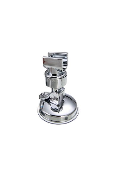 OEM Shower Head Holder, Suction Cup Mount, Adjustable, Plastic, Silver