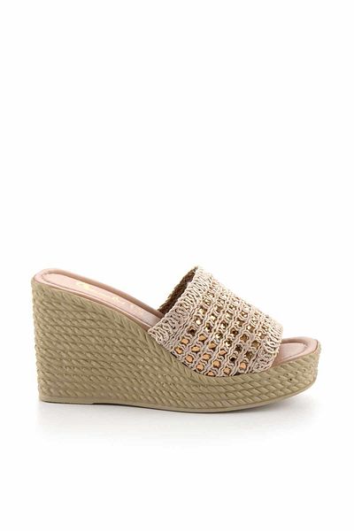 Bambi Nude Knitted Women's Slippers K04566771216
