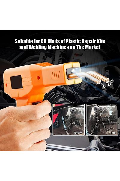 OEM Set of 500 staples for the glue gun, Plastic, 0.8mm, Silver
