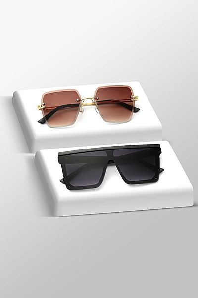 Nilu Moda Set of 2 Sun Glasses
