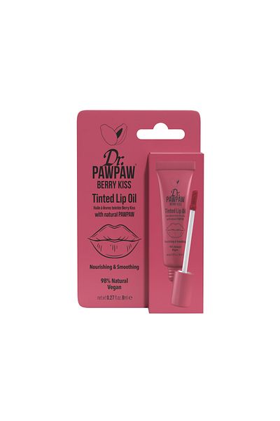 Dr.Pawpaw Nourishing colored lip oil with papaya extract, Berry Kiss, Dr.PAWPAW, 8 ml