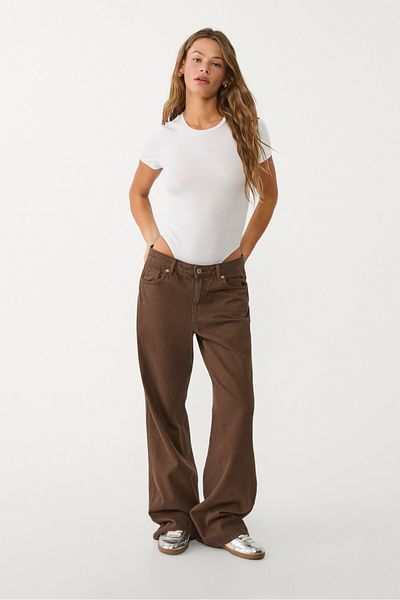 Stradivarius Basic round neck bodysuit
