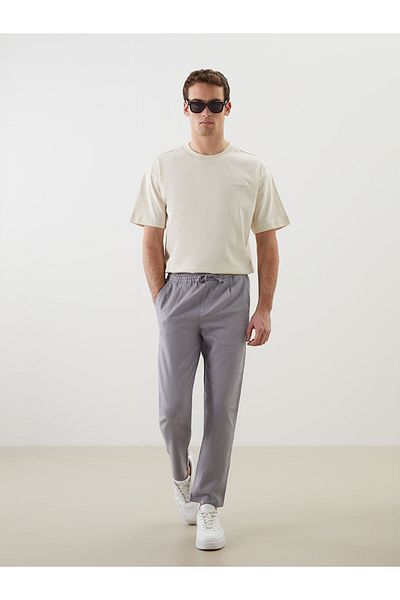 LC Waikiki New Season Standard Fit Linen Look Men's Pleated Trousers - S59401Z8