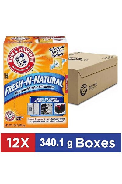 Arm&Hammer Arm & Hammer Pack of 12 Fresh-N-Natural Odor Eliminator Baking Soda - 12x340.1g