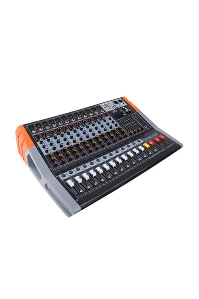 Powermaster König KRS-12P 1100FX 2x500W 12 Kanal Bluetooth Power Mikser