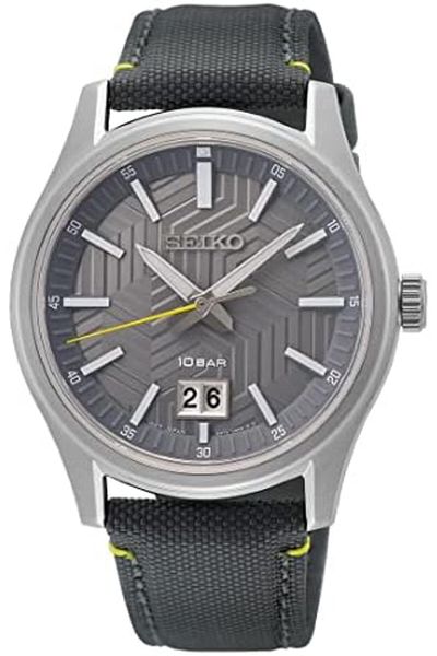 Seiko SUR543P1 Men's Analogue Quartz Watch with Nylon Strap