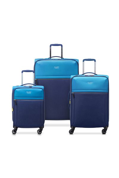 Delsey BROCHANT 3 3-PIECE SET 55/67/78CM ULTRAMARINE BLUE