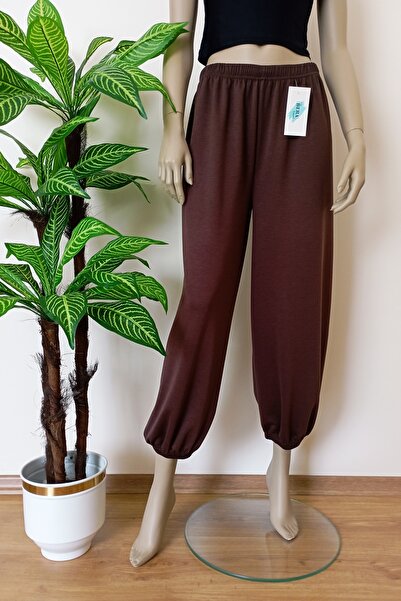 VİP BERA TEKSTİL Kadın Soft Kumaş Şalvar Model Balon Pantolon