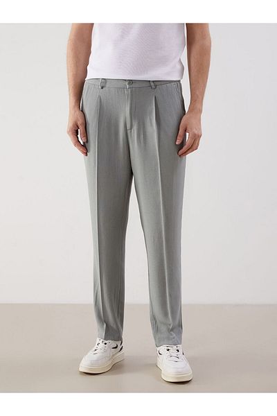 LC Waikiki New Season Standard Fit Linen Blend Men's Chino Trousers - S5Fg91Z8