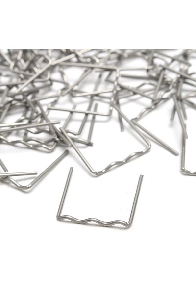OEM Set 500 pieces of reinforcing metal staples for plastic welding machine, car bumper bonding/repair