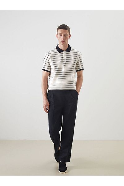 LC Waikiki Ανδρικό παντελόνι με λινό μείγμα New Season Standard Fit - S5G539Z8