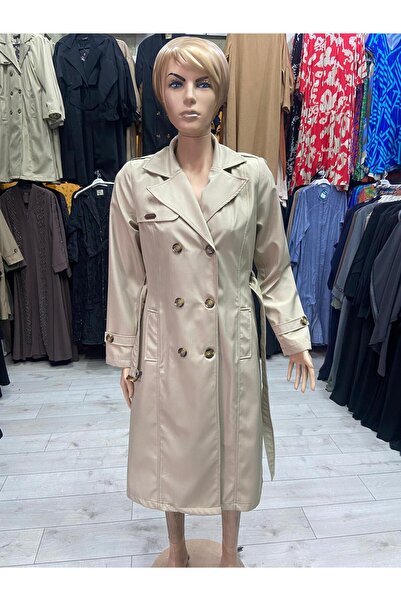 Oğuzhan Orta Uzun Astarlı Trençkot