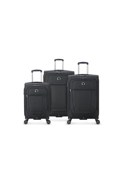 Delsey HELIUM DLX 3-PIECE SET 55/71/83CM BLACK
