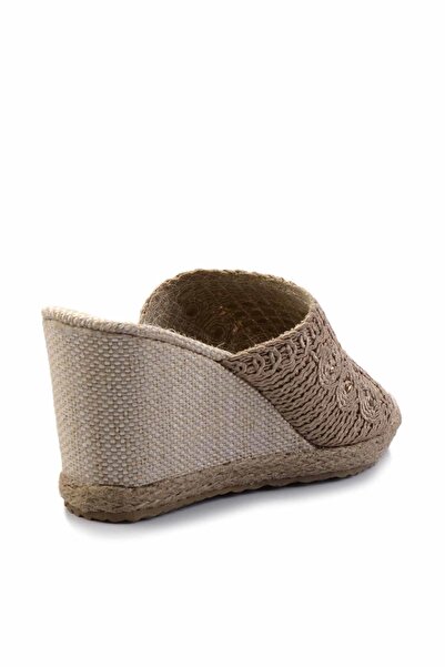 Bambi Vizon Kadın Terlik K04874013716