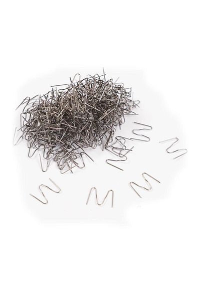 OEM Set 500 pieces of reinforcing metal staples for plastic welding machine, car bumper bonding/repair