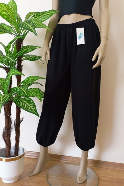 VİP BERA TEKSTİL Kadın Soft Kumaş Şalvar Model Balon Pantolon