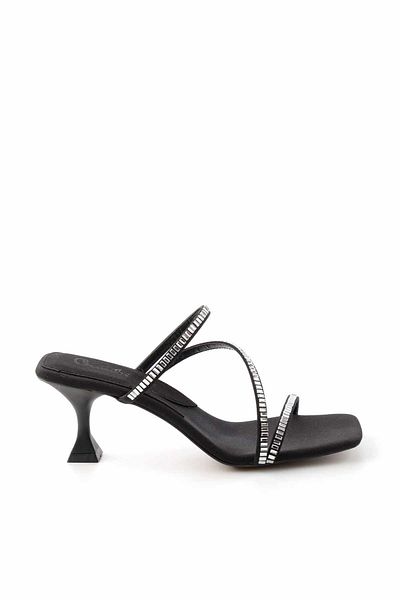 Bambi Matte Black Women's Slippers K04209333538