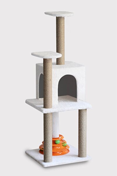 ATA PET بيت القط الفاخر مع الألعاب