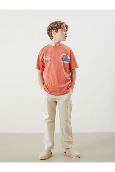 LC Waikiki New Season Crew Neck Boy's T-Shirt - S59217Z4