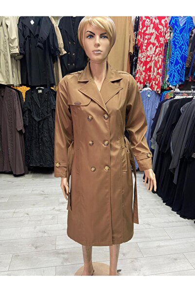 Oğuzhan Orta Uzun Astarlı Trençkot