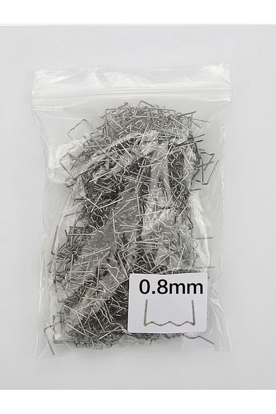 OEM Set 500 pieces of reinforcing metal staples for plastic welding machine, car bumper bonding/repair