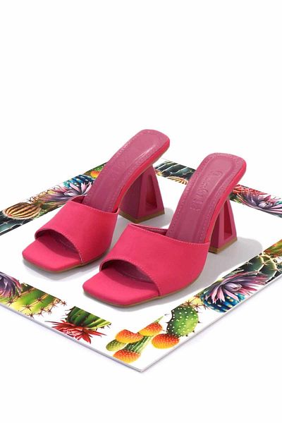 Bambi Matte Fuchsia Women's Slippers K 04997501538