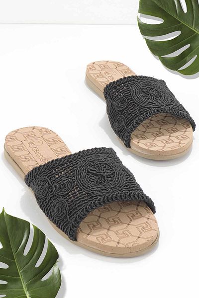 Bambi Black Women's Slippers K04831037016