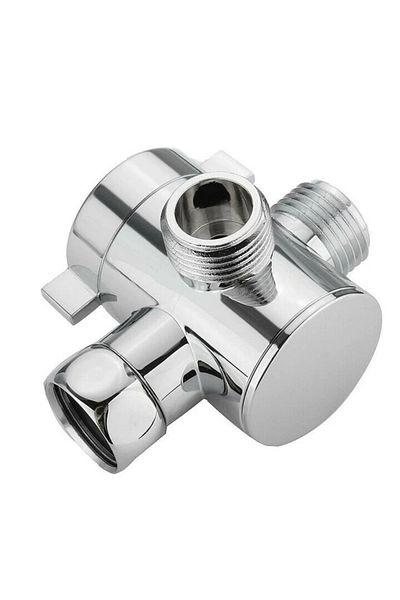 OEM Braț de duș cu derivație, ABS, 1/2 inch, 3 căi, argintiu