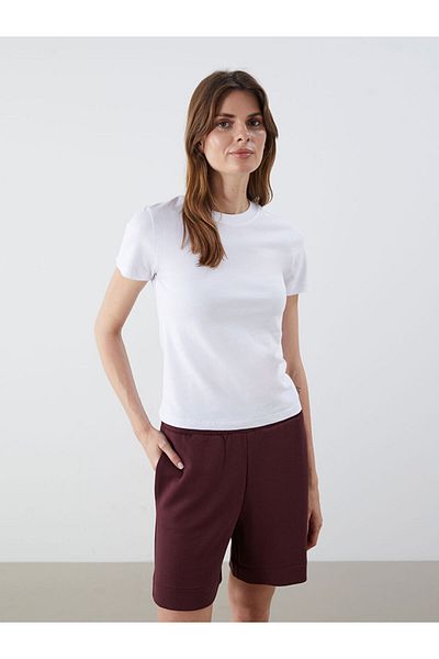 LC Waikiki New Season Crew Neck Embroidered Women's T-Shirt - S5P722Z8