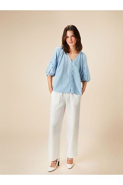 LC Waikiki New Season Women's Elastic Waist Trousers - S5Lq20Z8