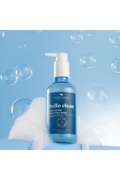 probio balance Cica Soothe, creamy cleansing gel, with ceramides + squalane, BioBalance, 250 ml